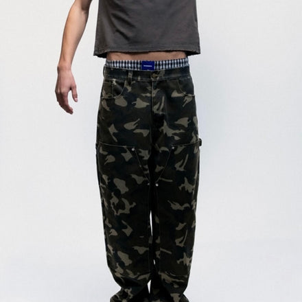 big bags camo carpenter pant
