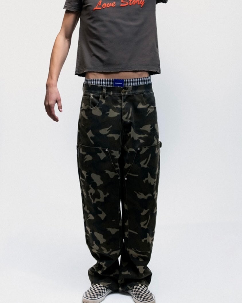 big bags camo carpenter pant