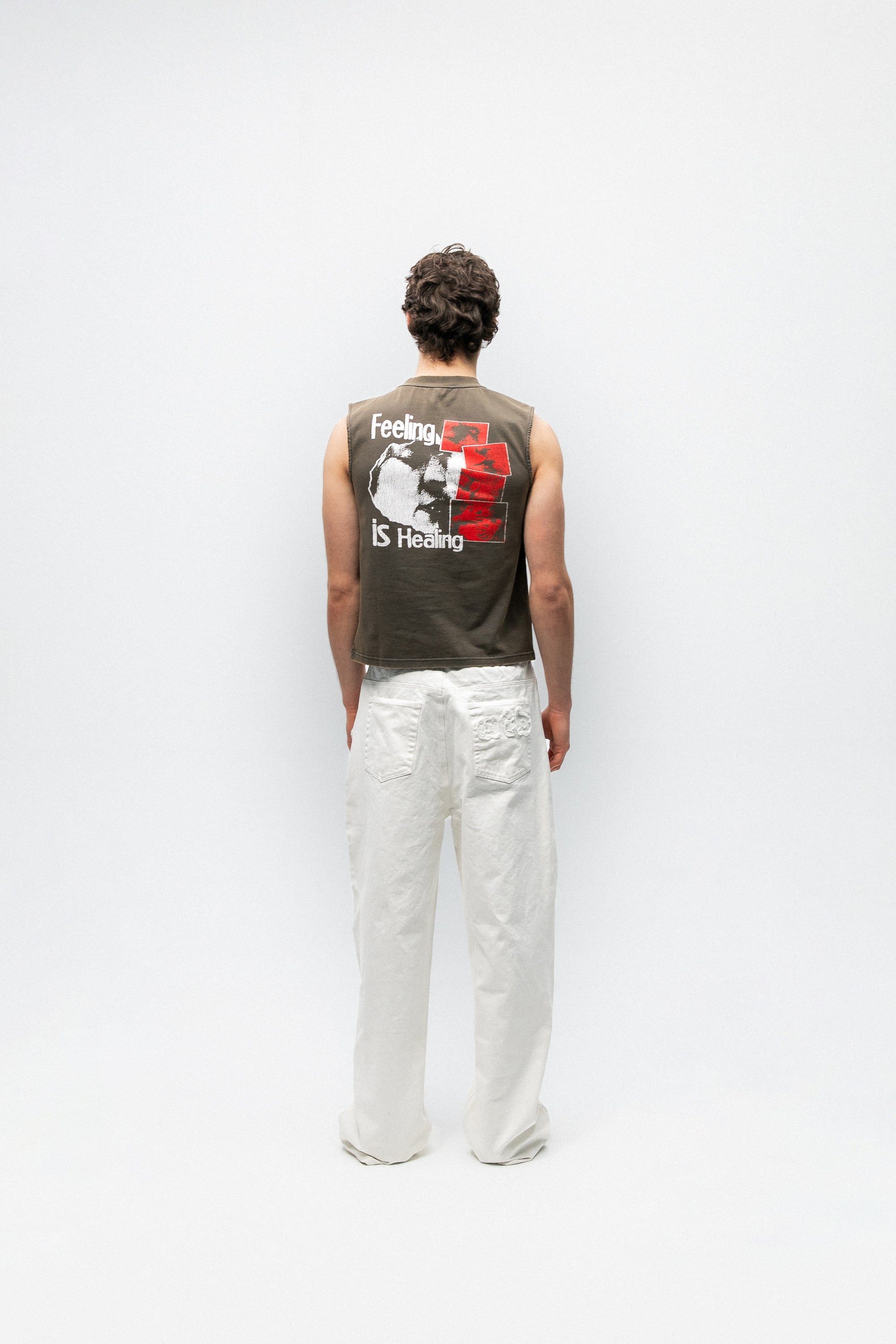 shrunk "felt" vest