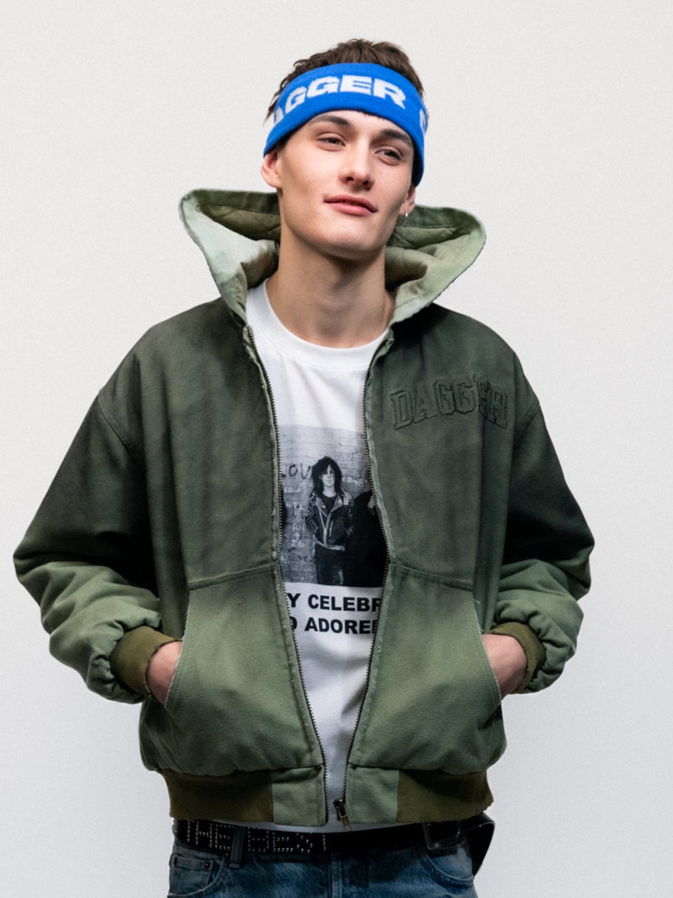 "drop out" canvas worker jacket