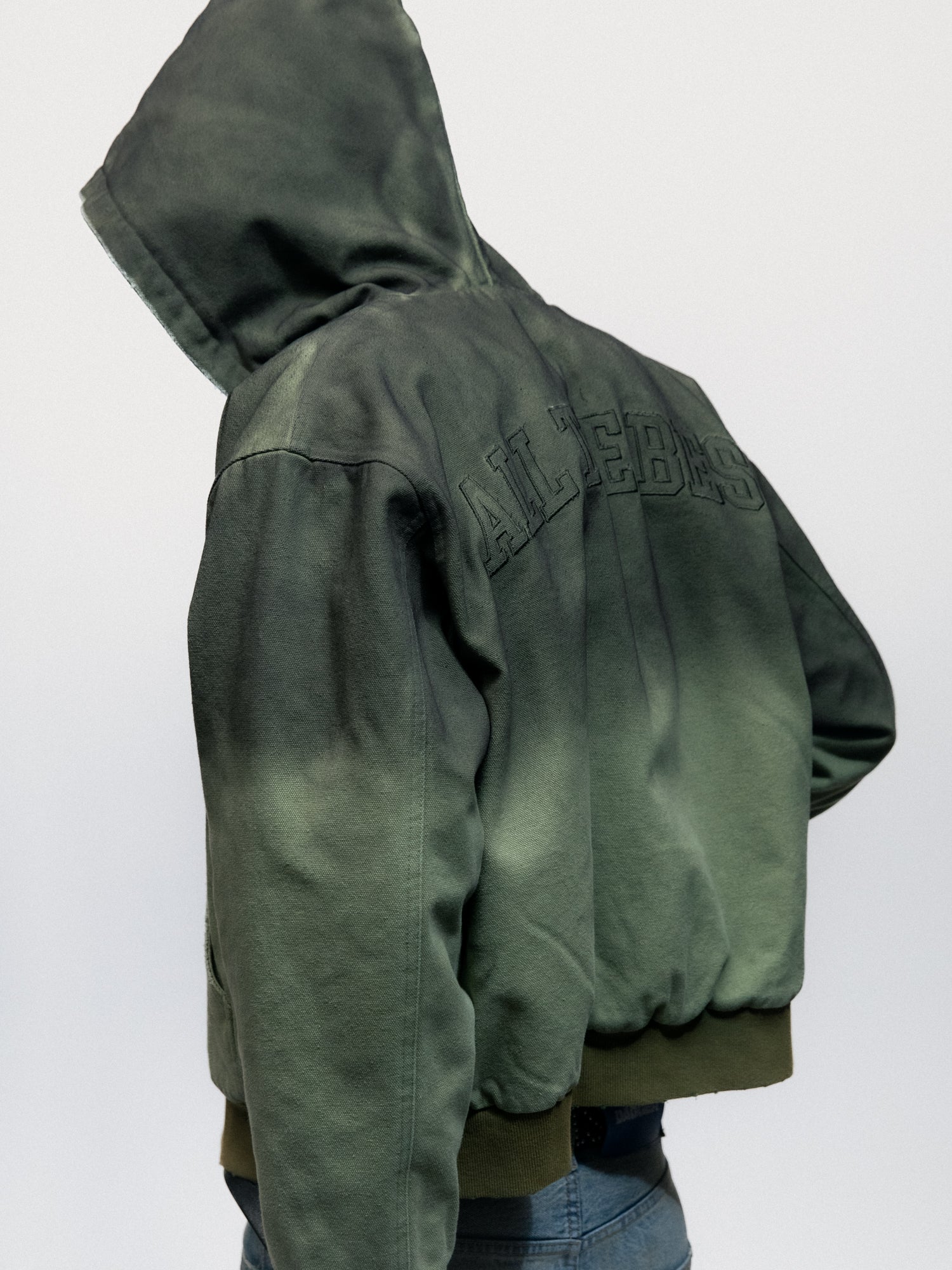 "drop out" canvas worker jacket