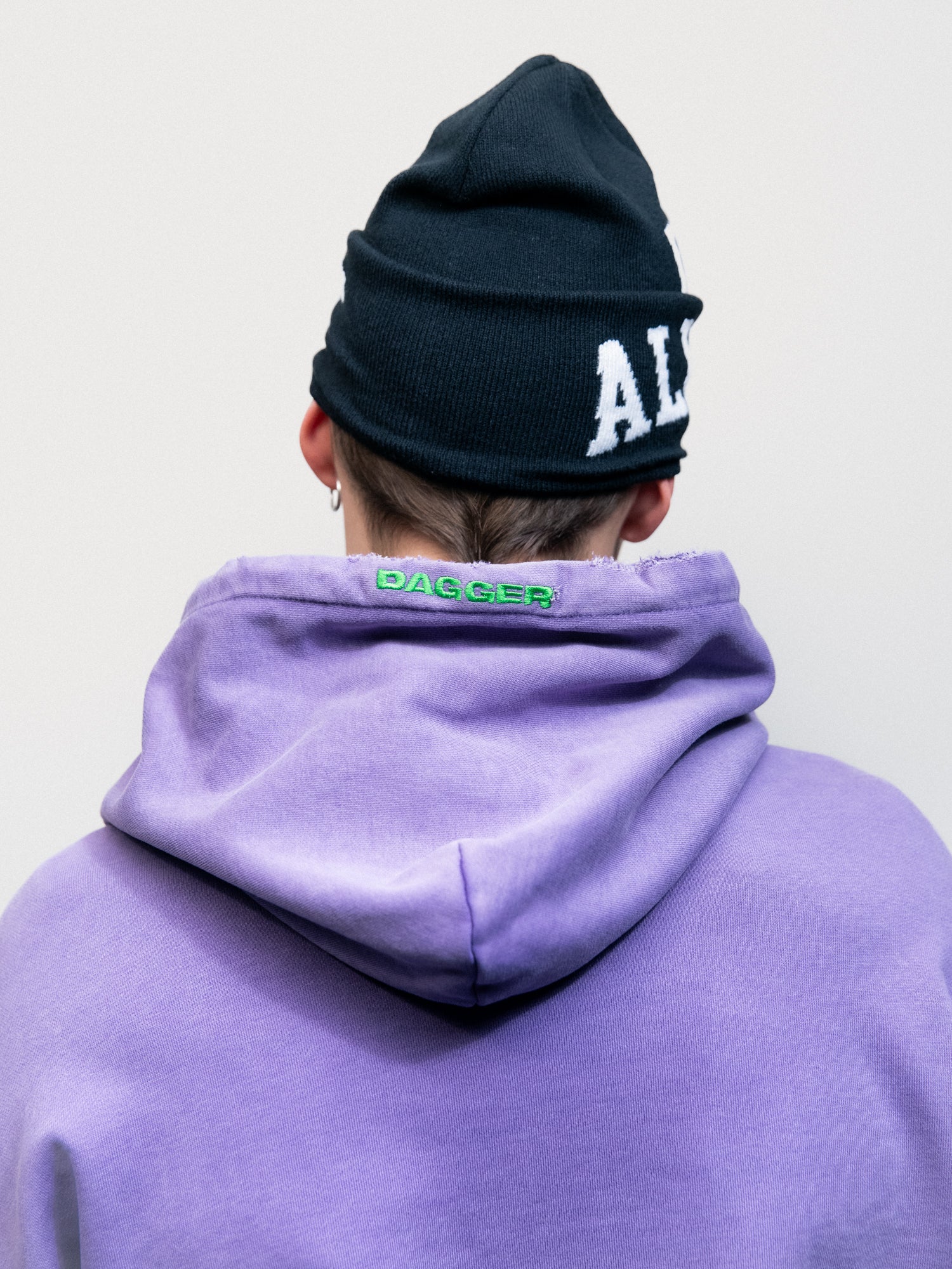 "drop out" beanie