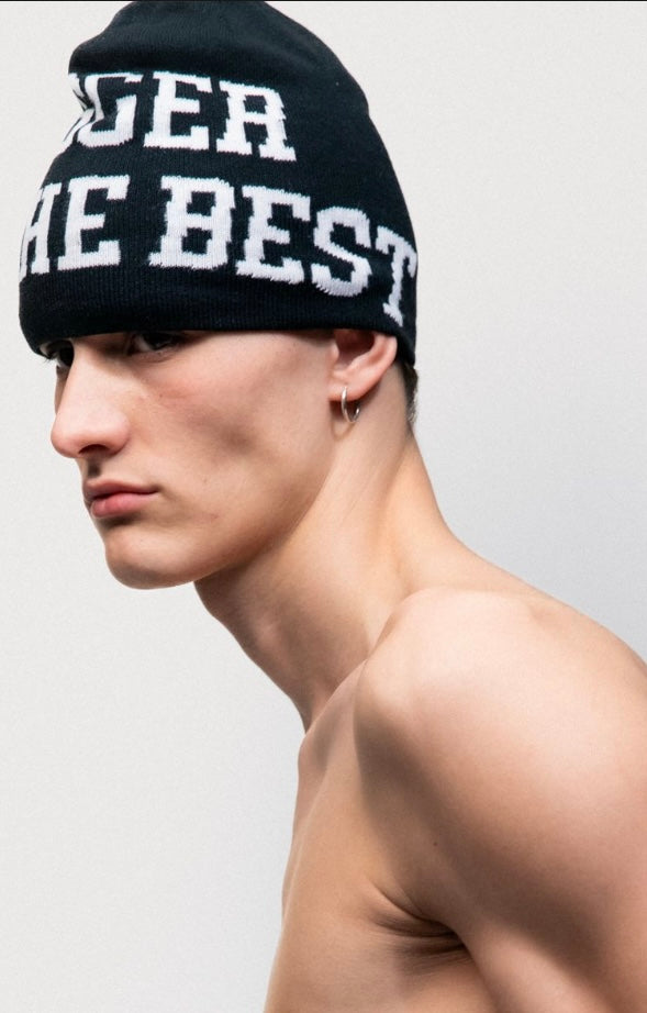"drop out" beanie